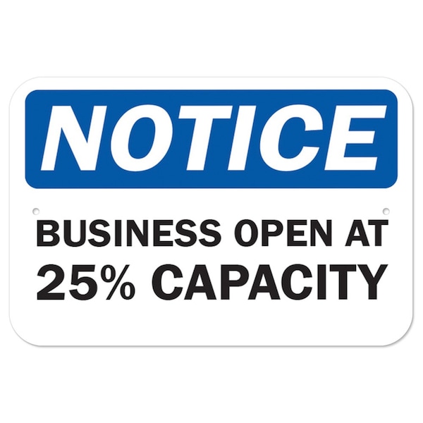 Signmission 12 in Height, Aluminum, 12" x 18", A-1218-25463 A-1218-25463 - main